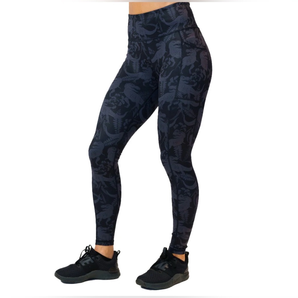 CVG *NWOT* Women's T-Flex Dinosaur Print Full Length Leggings - Picture 2 of 12